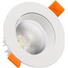 LEDKIA LIGHTING Faretto Downlight LED 15W Circolare COB CRI90 Foro Ø 113 mm No Flicker 4000K Bianco Naturale