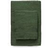Zucchi Bassetti Set Asciugamano, Verde Foresta, 60 x 110+40 x 60 cm, 2