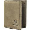 MATADOR Slim Wallet Chicago - Portafoglio piccolo con scomparto portamonete e protezione RFID - Porta carte di credito per uomo - Custodia in vera pelle - Mini portafoglio - inclusa scatola regalo,