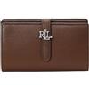 Lauren Ralph Lauren Portafoglio Con Patta Medium 432915358 Testa Di Moro Marrone