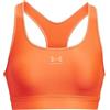 Under Armour Reggiseno Sportivo HeatGear Armour Mid Padless Sport Bras, Orange Blast, XS Donna