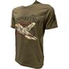 Aeronautica Militare t-Shirt TS2406 da Uomo, Maglia, Maglietta, Felpa, 6o Stormo, Tornado (IT, Testo, M, Regular, Regular, Verde Militare)