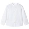 Mayoral Camicia m/l c/Coreana Lino per Bambini e Ragazzi Bianco 8 Anni (128cm)