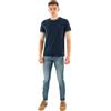 fred perry T-shirt m1588 y30 drkcr/lecr/lblgr, blu, M