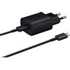 originale Caricatore Caricabatterie Alimentatore Compatibile per Samsung Super Fast Charger Ricarica Veloce 25W Type-C EP-TA800