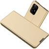 Radoo Cover Compatibile con Samsung Galaxy A91 / S10 Lite, Custodia Vintage PU Pelle con Portafoglio Tasca Stile Unico Sottile Magnetica Funzione TPU Cover a Libro (Oro)