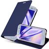 Cadorabo Custodia Libro per Samsung Galaxy A5 2017 in Classy Blu Scuro - con Vani di Carte, Funzione Stand e Chiusura Magnetica - Portafoglio Cover Case Wallet Book Etui Protezione