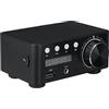 JOXLOVER Amplificatore audio stereo, Mini Audio HiFi Bluetooth 5.0 Power Class D Amplificatore D TPA3116 Digital AMP 50W * 2 Home Audio Car Marine USB/AUX IN per sistema home theater con altoparlanti passivi