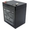 Mach Power Batteria al Piombo AGM 12V 4,5Ah Ricaricabile, Attacchi Faston F2 6,3mm, ideale per Gruppi di Continuità UPS, Sistemi di Emergenza, Allarme, Videosorveglianza, UPS-B412