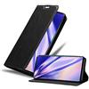 Cadorabo Custodia Libro compatibile con Xiaomi Mi Note 10 in NERO DI NOTTE - con Vani di Carte, Funzione Stand e Chiusura Magnetica - Portafoglio Cover Case Wallet Book Etui Protezione
