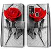 Mo-Somnus Cover per Samsung Galaxy M31, Custodia in PU Pelle Magnetica Libro Flip Caso Antiurto Portafoglio [Supporto Stand] con Porta Carte e Cinturino da Polso Wallet Case (Rosa)