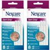 Nexcare Strisce cutanee per suture Steri-Strip, Assorted, 8/Pack (Confezione da 2)