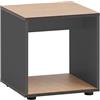 Schildmeyer Katta 158596 - Pouf effetto pannello acustico, 40 x 40 x 42 cm, colore: Antracite