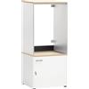 Schildmeyer Solea 702003 - Mobiletto multiuso per lavatrice, 67,1 x 60 x 154,7 cm, colore: Bianco opaco