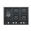 Glem Gas - Piano Cottura A Gas Gv75txbk 70cm-nero Lucido