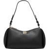 DKNY Remy TZ Shoulder, Borsa a Tracolla Donna, Nero/Oro, One Size