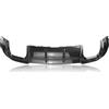 LDODMEZW Auto Paraurti Posteriore Diffusore Labbro 4 Punta di Scarico Guardia Spoiler Piastra Splitter Compatibile for Audi A3 Sline S3 Berlina 2017 2018 2019 2020(Carbon Fiber Look)