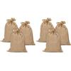 La cordeline - Set di 6 sacchetti di tela di iuta, 42 x 70 cm, 220 g/m2, 15 kg, ACJN4270-L3, naturale