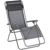 Lafuma Mobilier Sedia a sdraio reclinabile Relax, Pieghevole, RT 2, Velio, Colore: fonte, 87 x 68 x 114 cm, LFM4027-9149