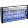 Ardes ZAK 30W AR6S30B Zanzariera Elettrica a Scarica 2 Lampade 15 W Insetticida Killer Appendibile con Raccogli Insetti in Alluminio, 30 W, Plastica, Nero