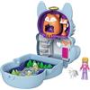 Polly Pocket Cofanetto Flip Volpe Artica con Micro Bambola Polly, Volpe e Scomparti a Sorpresa, Giocattolo per Bambini 4+ Anni, GTM57