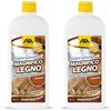 FILA Surface Care Solutions, MAGNIFICO LEGNO, Detergente Parquet, Studiato per la Pulizia Parquet e Laminato, Detergente Lava Parquet Profumato al Legno di Cedro, Adatto per le Superfici Delicate,1L