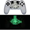 Generico Gaming Controller Mini Volante Per PS4, Gioco Da Corsa Controller 3d Stampa Ruota Di Simulazione, Joystick Ausiliario Cuscinetto Circle Simulator (Verde luminoso)