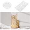 HNLMZ Formine in silicone per case, formine in silicone per candelieri, formine per candele da versare, formine in silicone per case, formine in gesso per Pasqua da versare, formine in silicone fai da te
