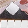 heavenlife Antiscivolo Pinze Lavabili per Tappeti, Adesivi per Tappeti Quadrati, Tappeto Gripper Riutilizzabili per Legno Laminato Piastrella Marmo Pavimenti (10x10cm, 8)