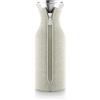 EVA SOLO Caraffa da frigorifero da 963,9 g, per bevande calde e fredde, in vetro borosilicato lavabile in lavastoviglie, in acciaio inox e silicone, design danese e funzionalità, cocco