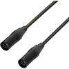Adam Hall Cables 5 STAR DGG 0020 - Cavo adattatore, da XLR 5 pin maschio a XLR 5 pin maschio, nero, 0,2 m