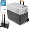 peme Expedition Frigorifero Portatile a Compressore 39L - Congelatore Auto, Raffreddamento -20°C, Doppia Alimentazione 12V/24V & 230V, Bluetooth-App, Modalità Eco, per Auto, Campeggio