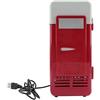 Generic Mini frigorifero piccolo frigorifero 194 x 90 x 90 mm a risparmio energetico ed ecologico 5 V 10 W USB frigorifero portatile per auto (colore: rosso)