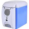Generic Mini frigorifero Mini frigorifero 7.5L 12V elettrico Cooler/heater, adatto per auto Frigorifero portatile, alimentazione CC (Colore: Rosa, Dimensioni: 12v220v)