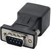 YIOVVOM DB9 RS232 Maschio Porta a RJ45 Femmina Connettore Scheda DB9 Porta Seriale Extender a LAN CAT5 CAT6 RJ45 Cavo di Rete Ethernet Adattatore