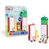 Learning Resources Numberblocks Tredici e Quattordici Set Personaggi - Gioco educativo numeri bambini 3+ anni, imparare a contare, personaggi TV, scuola dell'infanzia, con skateboard