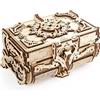 UGEARS Kit di Puzzle in Legno 3D - Scatola Antica Puzzle Meccanico per Adulti e Bambini - Fai da Te Kit di Costruzione in Legno 3D - Original Gioielli Cofanetto Puzzle per - Modellini in Legno 3D