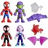 SPIDEY AND HIS AMAZING FRIENDS Hasbro Marvel, Spidey e i Suoi Fantastici Amici, Set Avventure a Colpi di Ragnatela, Action Figure a Tema Spider-Man