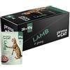 PrimaCat - Classico cibo umido per gatti, agnello in salsa arrosto, confezione da 28 da 85 g ciascuno