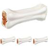 Trixie Ossa con imbottitura anatra Denta Fun, 12 cm, 2 pezzi/120 g (Confezione da 4)