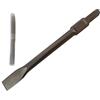 TANIASHOP Scalpello punta piatta per martello demolitore 400mm con attacco esagonale 30mm 07350