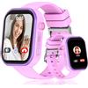 MiracDan Smartwatch Bambini GPS con SIM, Orologio Gps Bambini HD Video,Telefono, 4G con Videochiamata, SOS, 7 Giochi Sveglia Modalità Classe Contapassi Ottimo Regalo per Bambini e Bambine dai 5 ai 14 anni