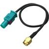 Panlouting Antenna GPS per Auto 15cm | Connettore Fakra Z Maschio a SMA Maschio | Cavo Adattatore Antenna per Auto RG174 | Per Autoradio Android Autoradio GPS Navigation DAB Digital Radio 4G LTE Telematics