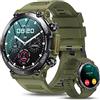 AVUMDA Orologio Smartwatch Uomo,1.39 Militari Smart Watch con Chiamate,Orologio Fitness Tracker con Contapassi Cardiofrequenzimetro,Lettore Musicale,128 Modalità Sport,Orologio Sportivo Uomo
