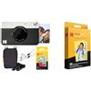 KODAK Pacchetto Base per Fotocamera istantanea Printomatic (Nero) + Carta Zink (20 Fogli) & Carta fotografica Zink Premium 2x3 pollici (50 fogli) compatibile con fotocamere e stampanti
