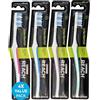 REACH Essential Care Interdental Duro Spazzolino, Confezione Singolo x 4, Testa piena Hard Setole Spazzolini manuali, Varietà di colori Multipack, Quotidiano Orale Smalto Cure odontoiatriche