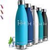 Grsta Borraccia Termica, Borraccia 750 ml, Senza BPA, Borraccia Acciaio Inox, Senza Perdite, Borracce Termiche, Mantiene Caldo per 12 Ore/Freddo 24 Ore, Borraccia per Uffici, Outdoor, Campeggio, Fitness