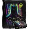 LOGOVISION Batman Knight Lights Coperta super morbida al tatto setoso - 152 x 127 cm