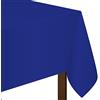 amscan Bright Royal Blue Rectangular Plastic Tablecovers 1.37m x 2.74m