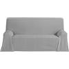 ECOMMERC3 | Foulard multiuso dimensioni 130 x 180 cm sia per divano o letto, copriletto multiuso color Grigio - Jarapa protettivo ed elegante